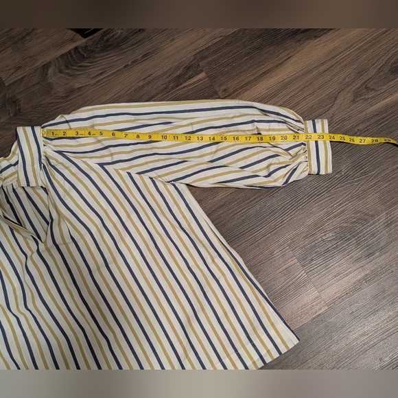 Ann Mashburn Linen Cotton Popover Top - Picture 7 of 7